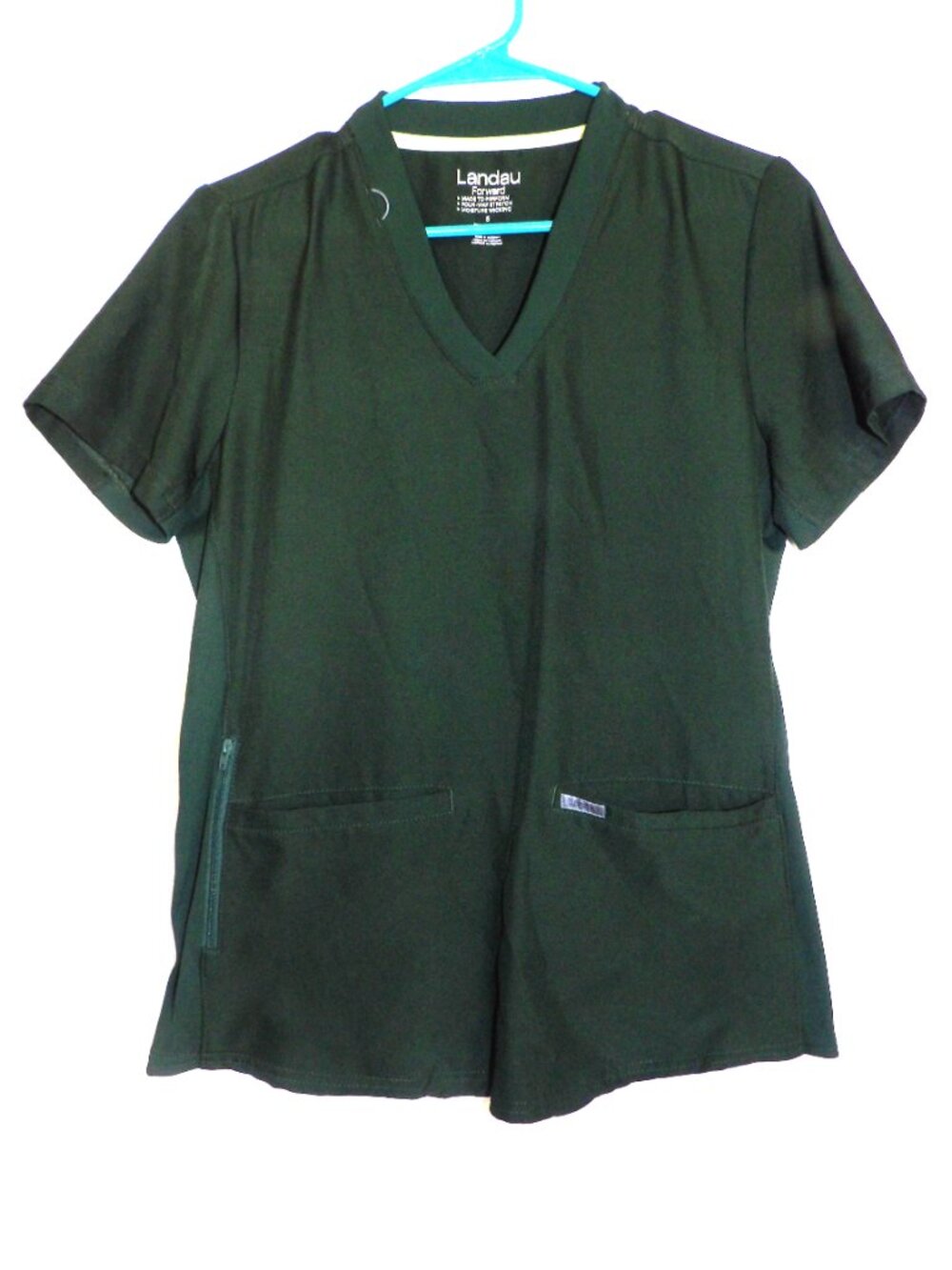 LANDAU Green Scrubs Set Size Small